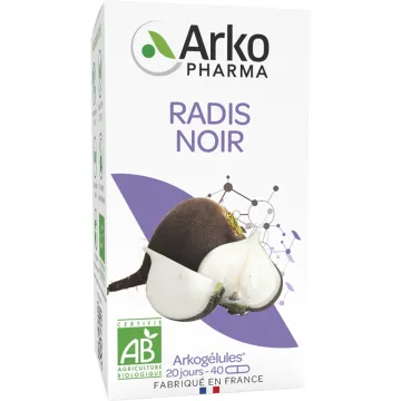 Arkopharma Arkogélules Radis Noir Bio 40 gélules