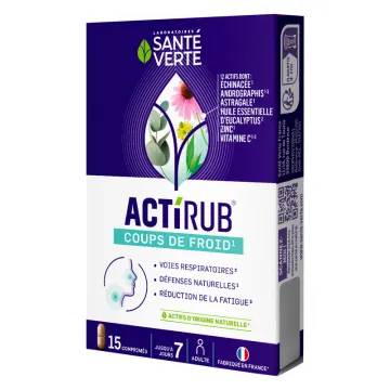 SANTÉ VERTE ACTIRUB 15 COMPRIMES