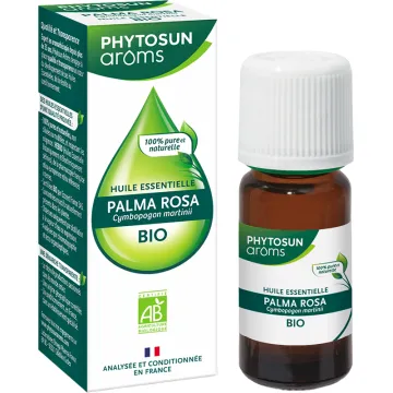 Huile essentielle bio de palmarosa – Phytosun Arôms