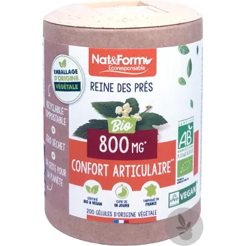Nat & Form Reine des Prés Bio 200 Gélules Végétales