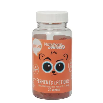 Nat & Form Juniorours+ Ferment Lactiques 30 Oursons