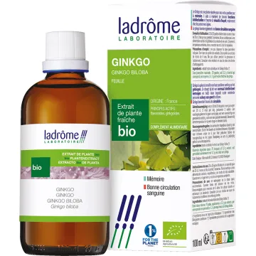 Ladrôme Ginkgo Bio – Extrait de plante fraîche 100 ml