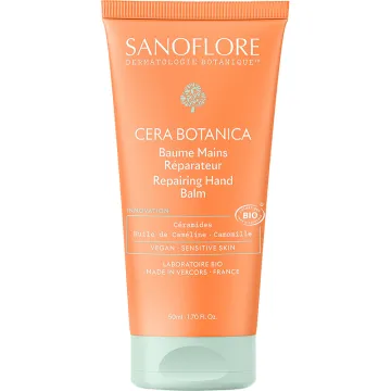 Sanoflore Cera Botanica Baume Mains Réparateur Bio 50 ml
