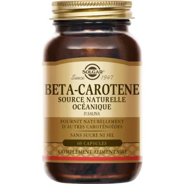 Solgar Bêta-Carotène 7 mg 60 capsules