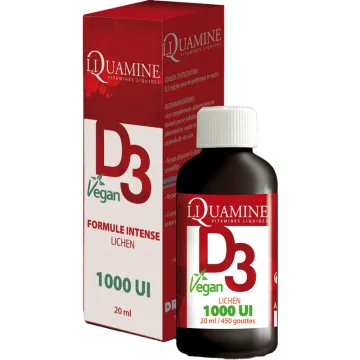Liquamine Vitamine D3 vegan 1000 UI 20 ml – Dr Theiss
