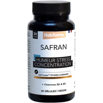Nat & Form Safran 30 Gélules