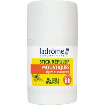 Ladrôme Stick Répulsif Moustiques Tigres et Européens 6 h 18 g