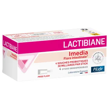 Lactibiane Imedia Pileje Ferments Lactiques 4 Sticks Orodispersibles