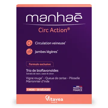 Vitavea Manhaé Circ Action 30 gélules