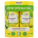 Weleda Déodorant Stick Solide 24h Citrus & Bergamote 50 g - Lot de 2