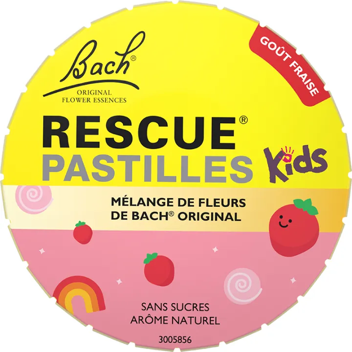Rescue Kids Pastilles Fleurs de Bach - Fraise - 50 g