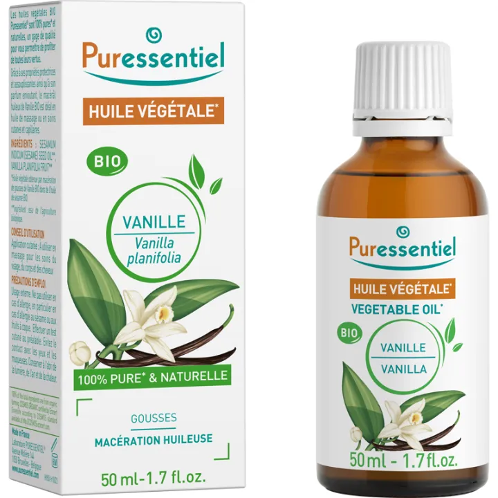 Huile végétale Vanille Bio 50 ml Puressentiel