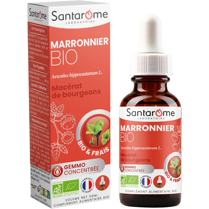 Santarome Macérat de Bourgeons de Marronnier Bio – 30 ml