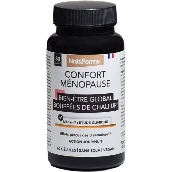 Nat & Form Confort Ménopause 60 Gélules