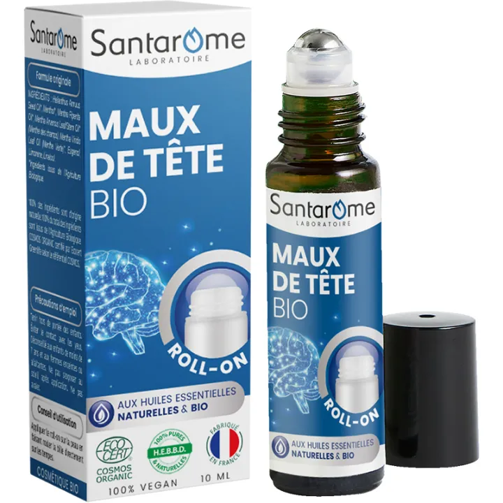 Santarome Roll-On Maux de Tête Bio – 10 ml