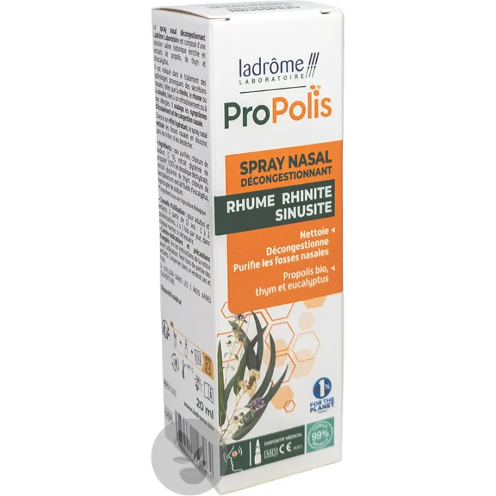 Ladrôme Propolis Spray Nasal Décongestionnant 20 ml