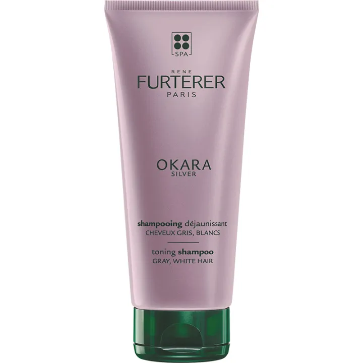 René Furterer Okara Silver Shampooing Déjaunissant Cheveux Gris et Blancs 200 ml