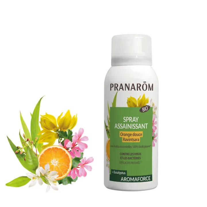 Aromaforce Spray assainissant Orange / Ravintsara Bio Pranarom