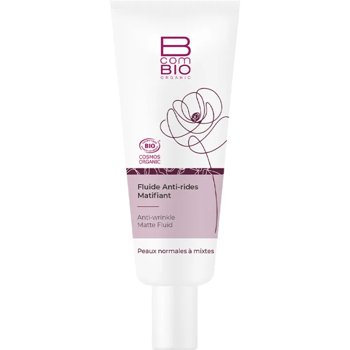 BcomBIO Fluide Anti-Rides Matifiant Peaux Mixtes 50 ml