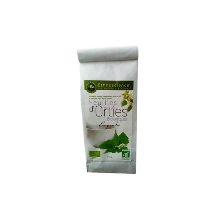 Feuilles d’ortie en poudre Bio 150 g Ecoidées