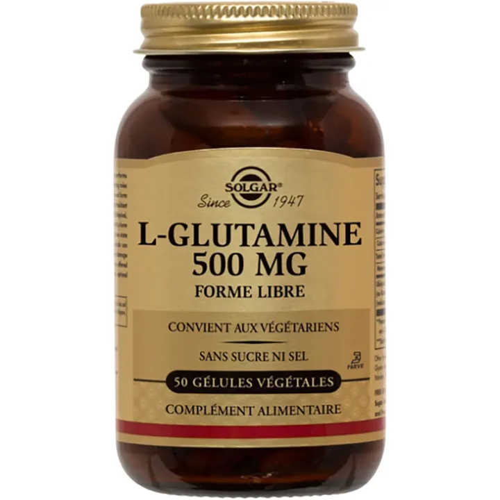 Solgar L-Glutamine 500 mg 50 gélules