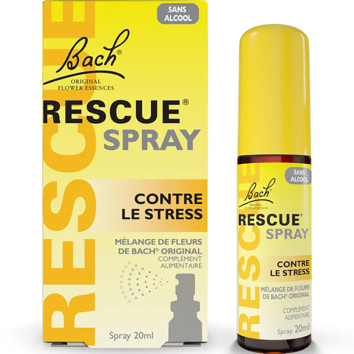 Rescue Spray Sans Alcool Fleurs de Bach Original - 20 ml