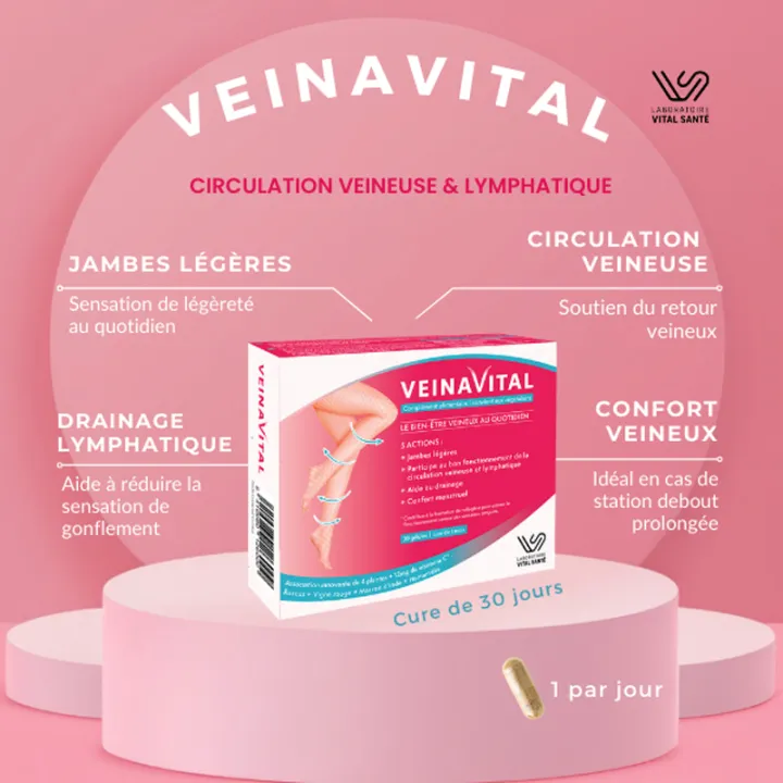 Veinavital 30 gélules Vital Santé
