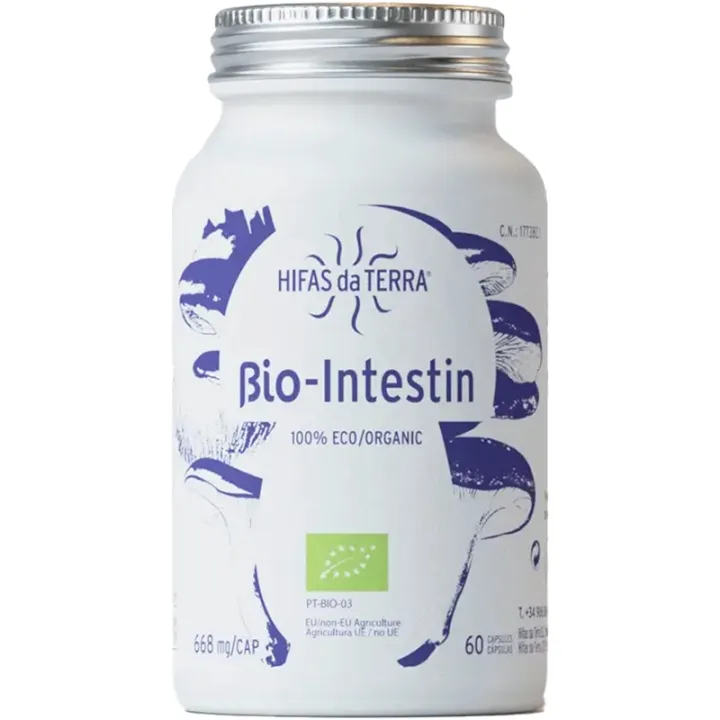 Hifas da Terra Bio-Intestin Bio Synergie 3 Champignons 60 Gélules