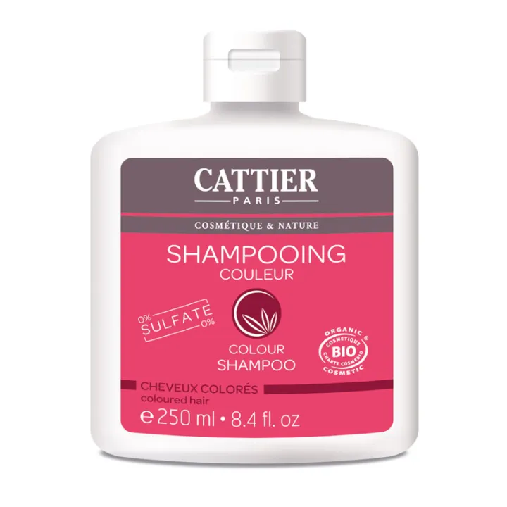 Cattier Shampooing Couleur Sans Sulfate Bio 250ml