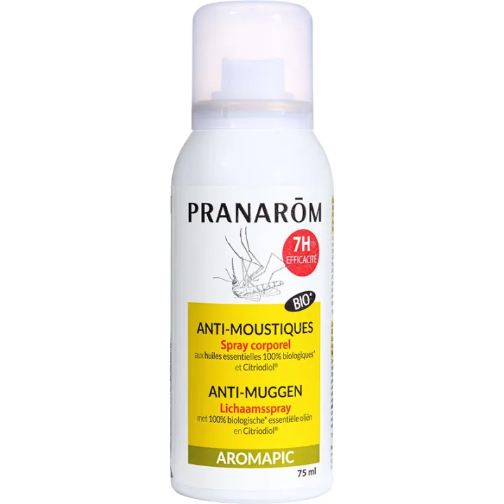 Pranarôm Aromapic Spray Corps Anti-Moustique Bio 75 ml