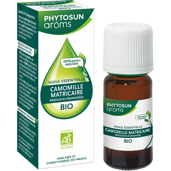 Huile essentielle bio de camomille matricaire – Phytosun Arôms