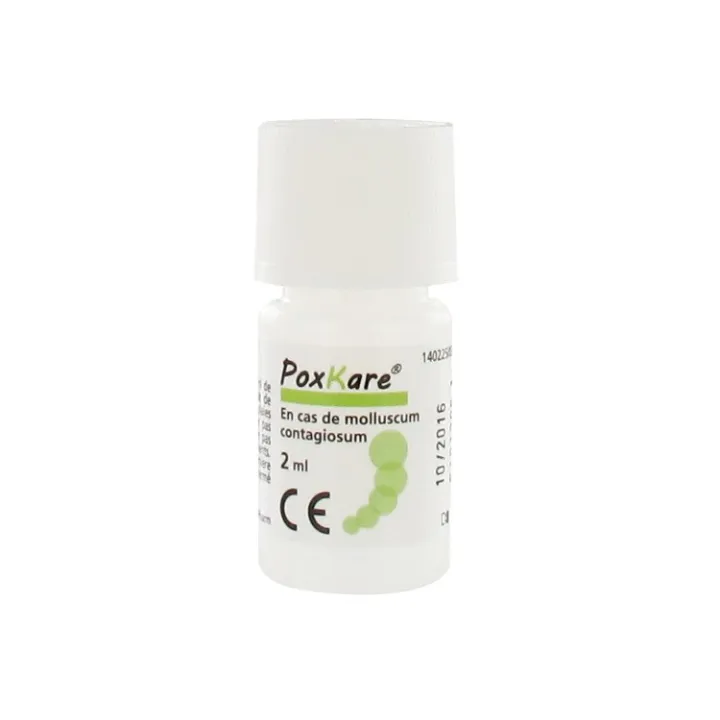 PoxKare Molluscum Contagiosum Hydroxyde de Potassium 5 % 2 ml