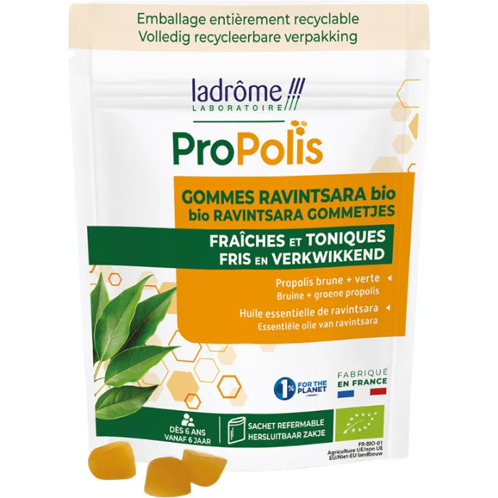 Ladrôme Gommes Propolis Ravintsara Bio 45 g