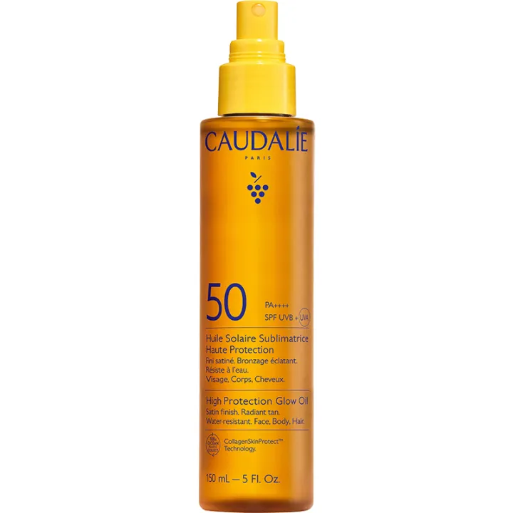 Caudalie Huile Solaire Sublimatrice Haute Protection SPF50 - 150 ml