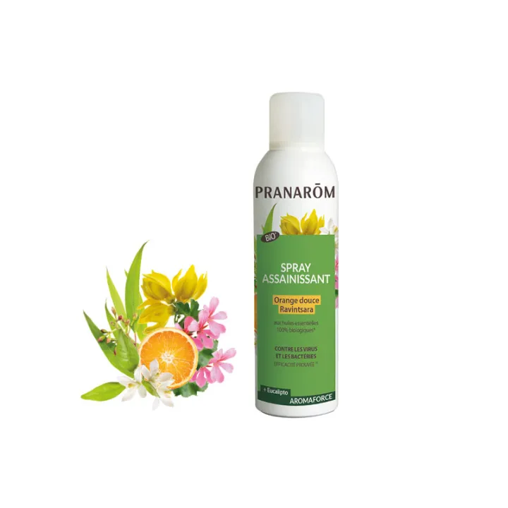 Aromaforce Spray assainissant Orange / Ravintsara Bio Pranarom