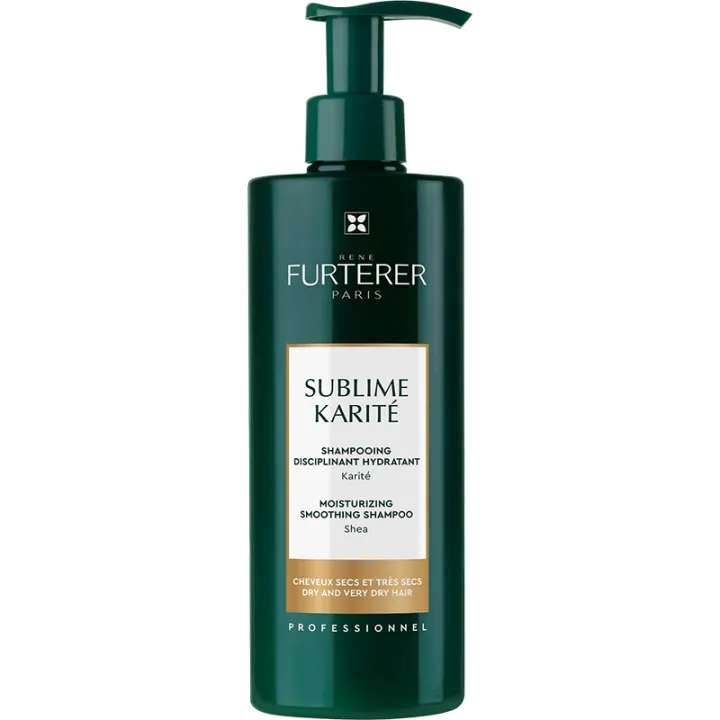 René Furterer Sublime Karité Shampooing Disciplinant Hydratant Cheveux Secs 500 ml