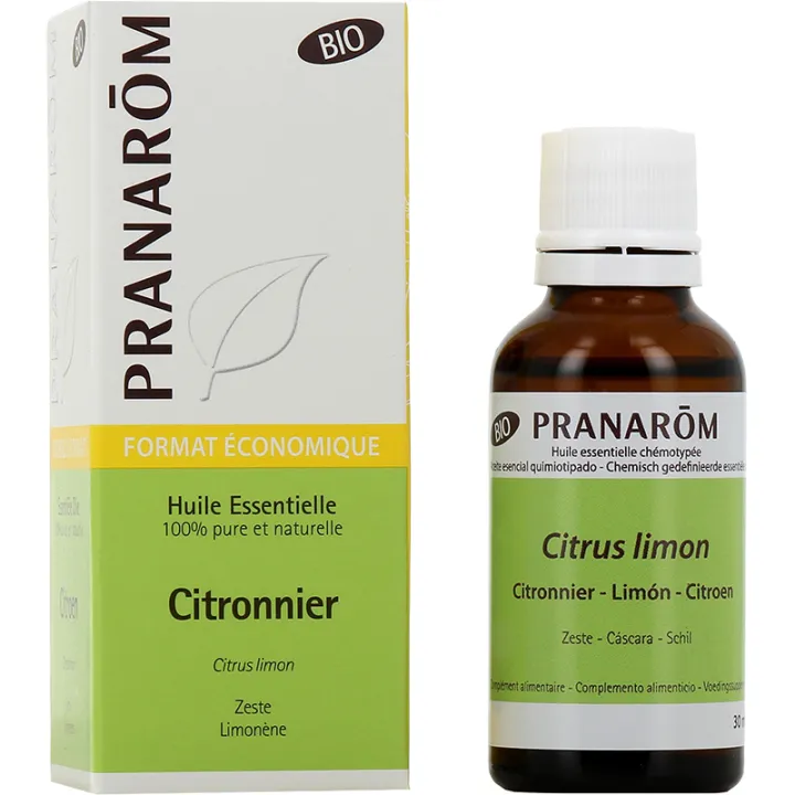 Pranarôm Huile essentielle bio Citronnier 30 ml
