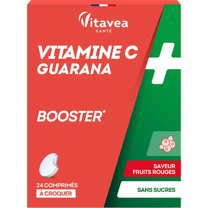 Vitavea Vitamine C + Guarana Booster 24 comprimés