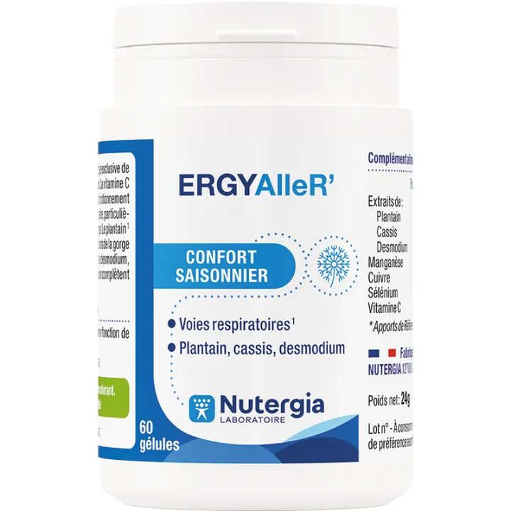 Nutergia ErgyAller’ – Confort saisonnier – 60 gélules