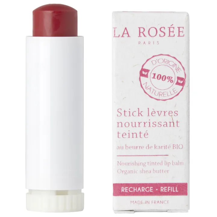 La Rosée Stick Lèvres Nourrissant Recharge 4,5 g Framboise