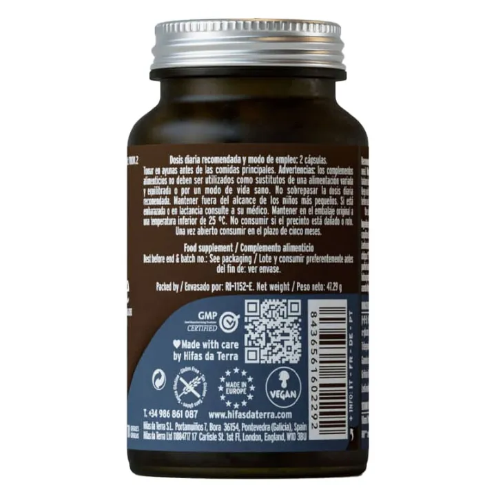 Hifas da Terra Mico-Five Synergie 5 Champignons Bio 70 Gélules