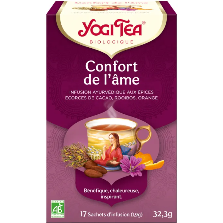 Yogi Tea Confort de l'Âme Infusion Bio 17 sachets