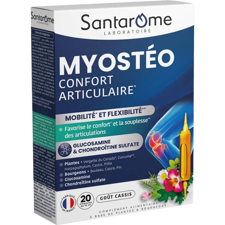 Santarome Myostéo Confort Articulaire – 20 ampoules de 10 ml