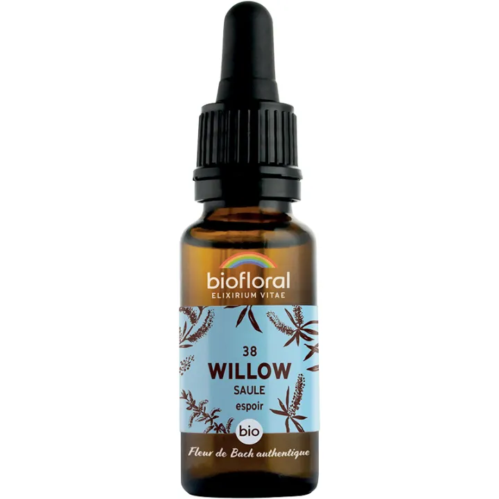 Fleur de Bach n°38 Willow bio en granules sans alcool 19,5 g – Biofloral