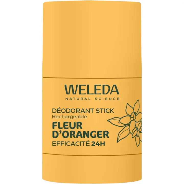 Weleda Déodorant Stick Rechargeable 24h Fleur d'Oranger 50 g