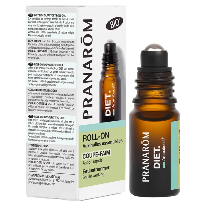 Pranarôm Aromaboost Diet Roller Bio 5 ml*