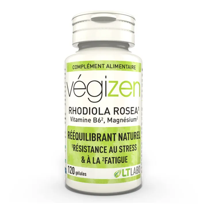 LT Labo Végizen Stress Fatigue Équilibrant Naturel 60 Gélules