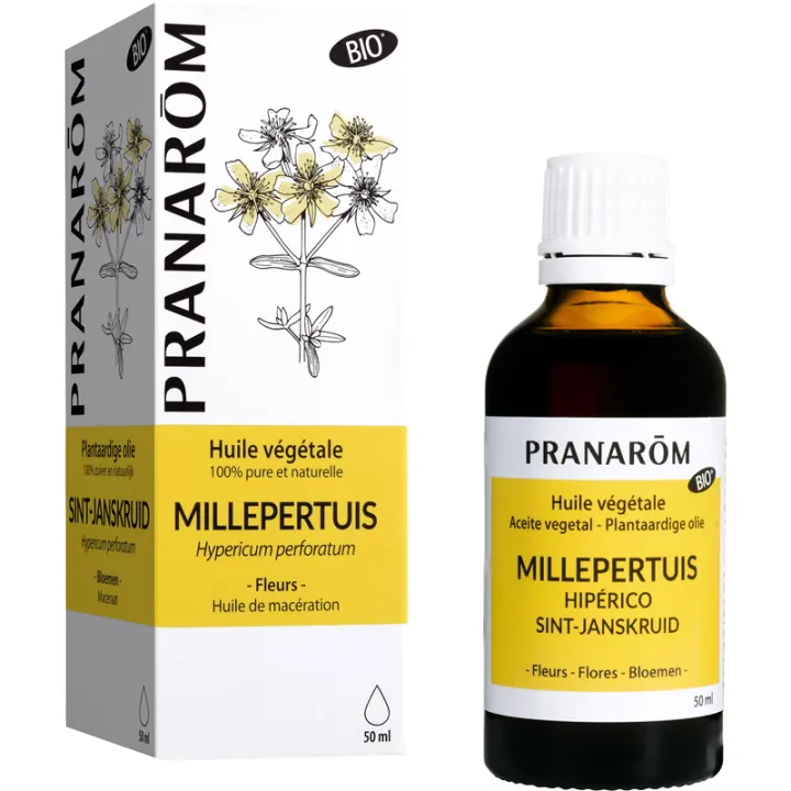 Pranarôm Huile de Macération Millepertuis Bio 50 ml