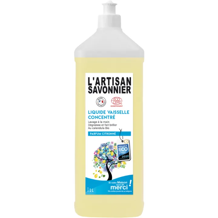 Liquide vaisselle concentré au calendula 1 L L'Artisan Savonnier