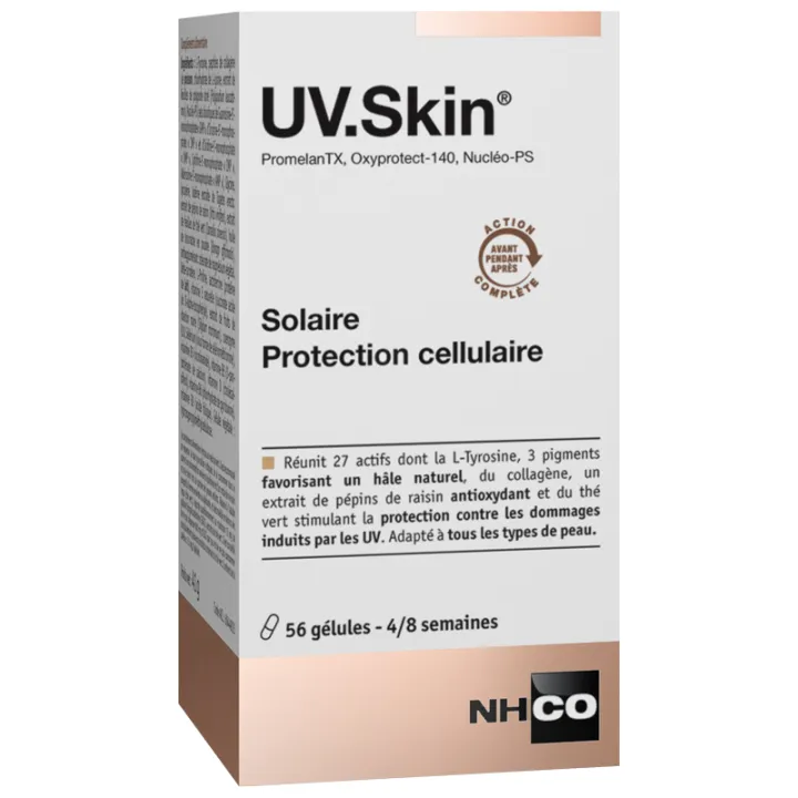 NHCO UV.Skin Autobronzant Protection Cellulaire 56 gélules